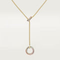 [Luxe Jewelry]TRINITY DIAMONDS NECKLACE