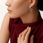 [Luxe Jewelry]LOVE 3.3MM DANGLE EARRINGS